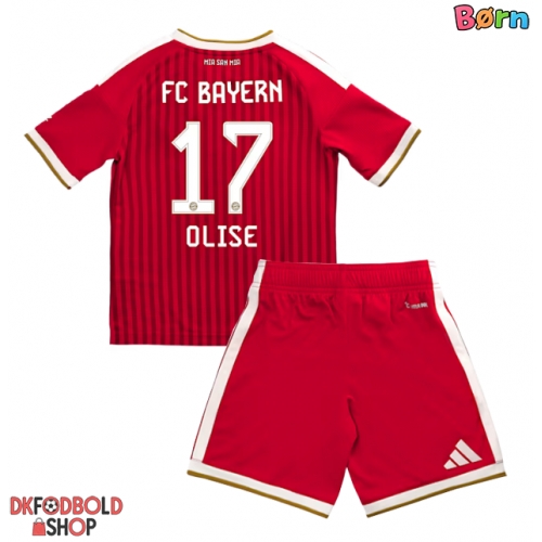 Bayern Munich Michael Olise #17 Hjemmebanesæt Børn 2026-27 Kort ærmer (+ korte bukser)